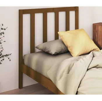 vidaXL Čelo postele 81 x 4 x 100 cm masivní borovice [817716] Barva: medová hnědá