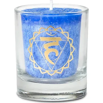 Svíčka Čakrová svíčka 5.čakra Krční