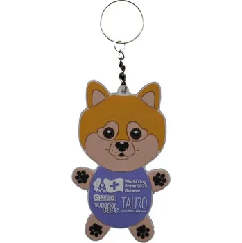 TAURO PRO LINE World Dog Show 2023 přívěsek na klíče SHIBA INU 6 x 0,5 x 10 cm
