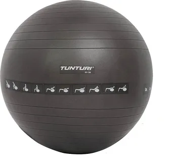 Gymnastický míč Tunturi Antiburst 65 cm černý
