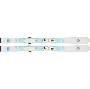 Sjezdové lyže Völkl Flair Jr + vMotion 4.5 EPS Velikost: 70 L white/blue+V white/black 22/23