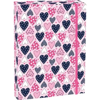 Box na sešity s klopou A4 Hearts