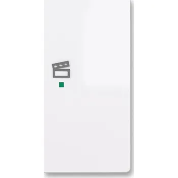 ABB - Zoni, kryt 2násobný pravý, symbol "scény", bílá