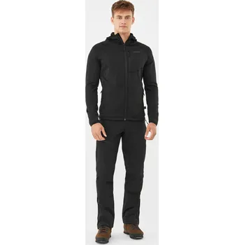 Pánská mikina Pánská mikina s kapucí VIKING Jukon Hoodie černá Velikost: S