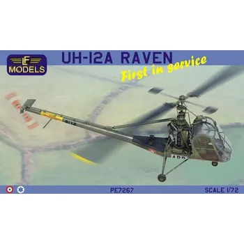Plastikový model 1/72 UH-12A Raven First in service (4x camo)