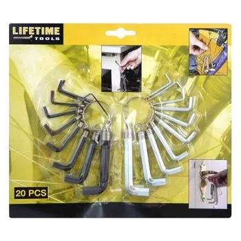 Klíč LIFETIME Sada klíčů imbus 20ks