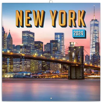 Kalendář Poznámkový kalendář New York 2024, 30 x 30 cm