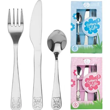 Příbor Příbory dětské 3d. KIDS BEAR, mix barev