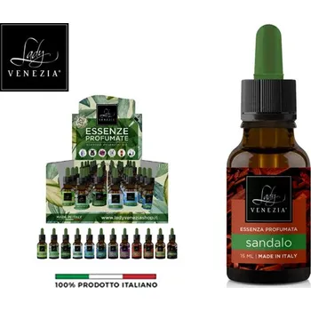 Vůně do bytu Lady VENEZIA Essentia oil 15ml SANDALO•SANTAL