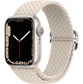 Řemínek na hodinky X-SITE Řemínek pro Apple watch nylonový 42/44/45/49mm starlight