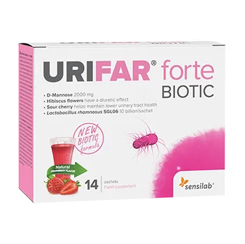 Vestavná trouba UriFar forte Biotic – D-manóza v prášku s probiotiky