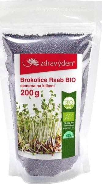 Zdravý den Brokolice Raab BIO - semena na klíčení 200g
