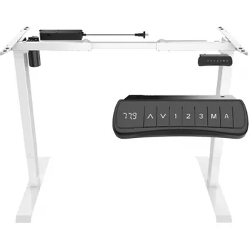 Stolová podnož ANTARES elektricky výškově nastavitelná podnož Silent White rozsah zdvihu 71 - 121 cm