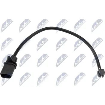 Brzdová destička Výstražný kontakt, opotřebení obložení NTY HCZ-VW-005