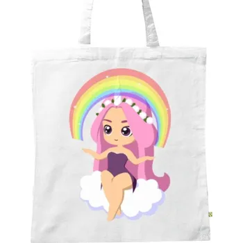 Nákupní taška BIO plátěná taška s potiskem Duhová Univíla