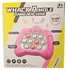 POP IT POP IT hra Fast Push Puzzle Game králíček 12,8 x 12,1 x 6 cm 10 bublin růžová/bílá