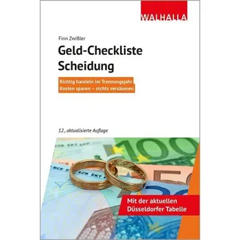 Geld-Checkliste Scheidung - Zwißler, Finn [DE] (2022, Měkká, Walhalla und Praetoria)