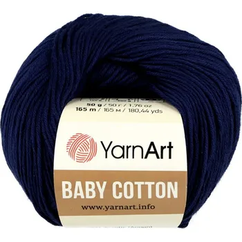 Galanterie YarnArt Baby Cotton 459 královská modrá