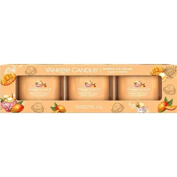 Yankee Candle Mango Ice Cream, 3x 37 g