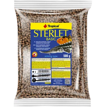 Krmivo pro rybičky Tropical Sterlet Basic velikost S 1l 500g krmivo pro jesetery