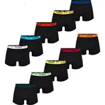 pánské boxerky LEE COOPER Originals - BLACK BRT W/B - 10 ks - M (Lee Cooper Hipster Boxer Shorts Mens 10 Pack)