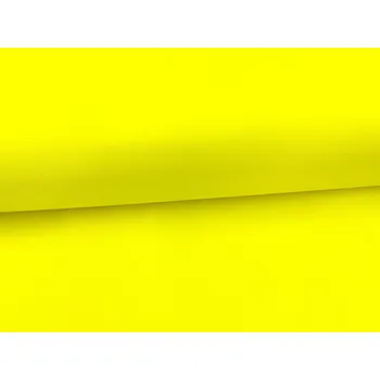Mirtex Látka kepr INTEX 250/33LS Reflexní žlutá šíře 150cm Zbytková metráž