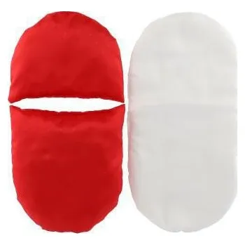 Panenka Peřinka s polštářkem - plymo pro panenky do postýlky/kočárku Červená