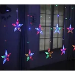 Vánoční závěs hvězdičky 196 LED…