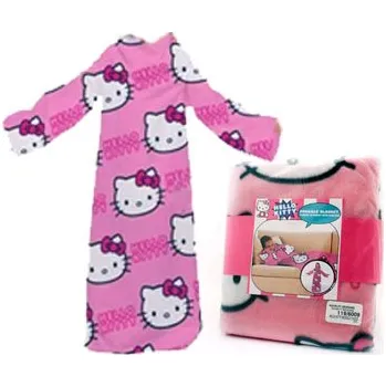 Dětské zboží HELLO KITTY Deka Fleecová s rukávy 110x125