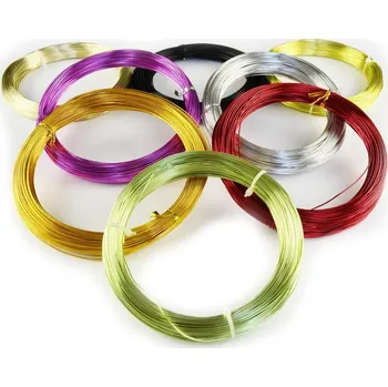 Floristický drát DRÁTY dekorační, hliníkové - Ø 1 mm, 60 metrů