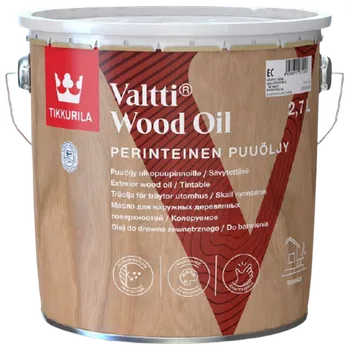 Olej na dřevo Tikkurila Valtti Wood Oil - PUUÖLJY - 0,9L - bezbarvý