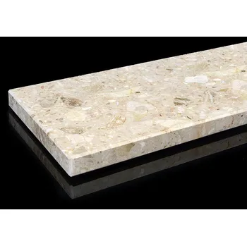 Parapet Parapety z umělého kamene STONE DESIGN tl. 30mm Breccia aurora - rovný šířka 100mm