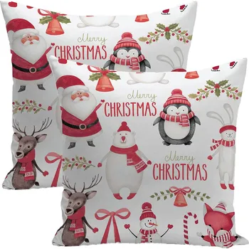 Bytový textil XPOSE® Bavlněný povlak na polštář SEVERNÍ PÓL 40x40 cm 2ks, Bavlna + Prodloužená možnost vrácení zboží do 50 dnů