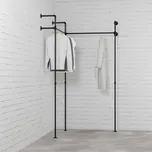 Walteco DARIO II CORNER - Šatní sestava Rusticline, montáž do stěny, 1110x1110x2300mm