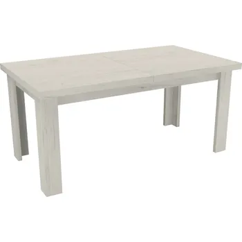 Jídelní stůl Stůl rozkládací INDIANAPOLIS 160 Kraft bílý