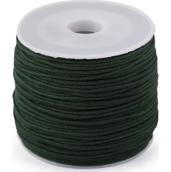 Šnůrka PES se silonovým vlascem Ø0,5 mm, barva 5 zelená