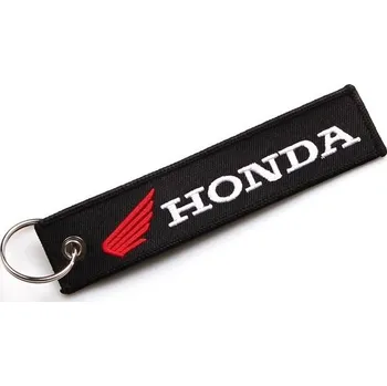 Textilní přívěsek na klíče "klíčenka" HONDA, 13x3 cm