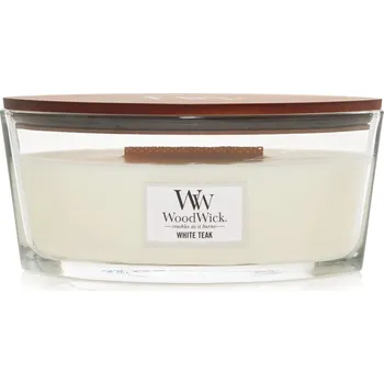 Svíčka WoodWick White Teak
