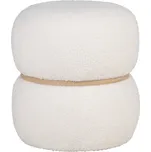 House Nordic Bílý pouf MILFORD 1501221