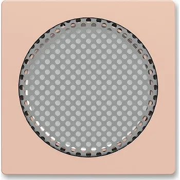 vypínač ABB - Zoni, kryt pro reproduktor AudioWorld, s kulatou mřížkou, pudrová