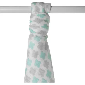 Bambusová osuška Kikko Scandinavian Mix 90x100 cm Barva: Mint Cross