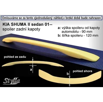 Tuning STYLLA Zadní spoiler Kia Shuma sedan 05 / 2001 –