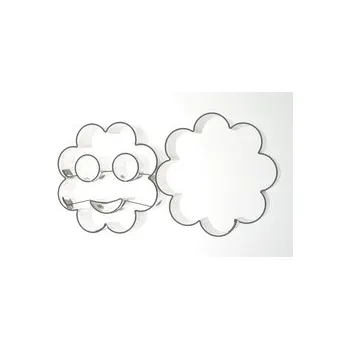 Vykrajovátko Vykrajovátka - Květinka a Smajlík / 5 cm