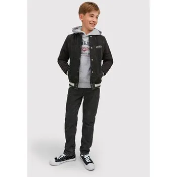 Pánská mikina Jack & Jones Junior Mikina Logo 12212287 Šedá Regular Fit 140
