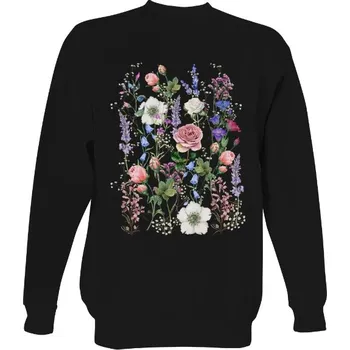 Pánská mikina Mikina bez kapuce Unisex s potiskem Květinová pánské