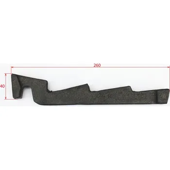 Rošt do krbu a kamen Roštnice 40x260 mm, typ 307