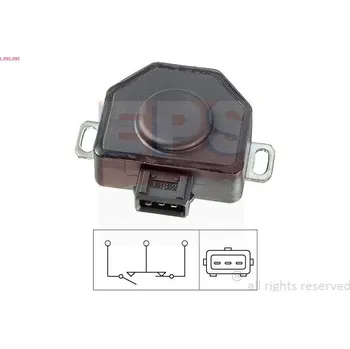 Autoelektrika Senzor, poloha škrticí klapky EPS 1.995.091