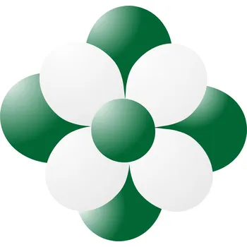 Party dekorace Balónky kytka tmavě zelená balonky.cz 4t