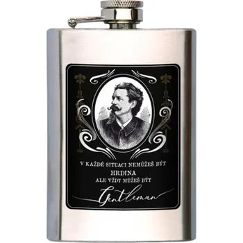 Placatka Nerezová placatka 200 ml, Gentleman