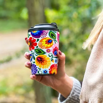 Termohrnek Folkstar Termohrnek 350ml bílý